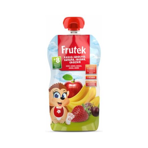 Frutek ka&scaron;ica jabolko, banana, jagoda, rd. grozdje 100 g, od 8. meseca Cene