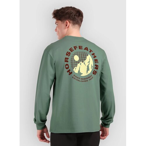 Horsefeathers Altitude Majica z dolgimi rokavi iceberg green Slike