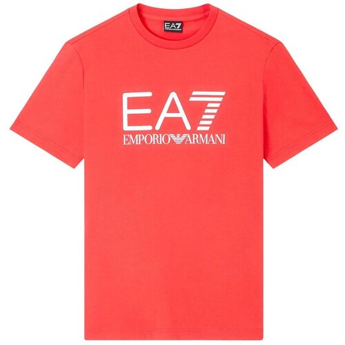Ea7 Emporio Armani Majice s kratkimi rokavi 7M001412 AF22264 Rdeča Cene