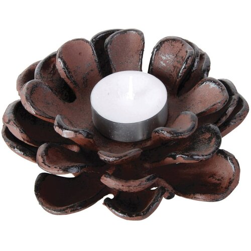 Esschert Design Metalni svijećnjak za svijeću lučicu Pine Cone &amp;ndash; Slike