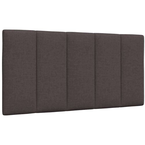  Krevet s madracem tamnosmeđi 100 x 200 cm od tkanine Slike
