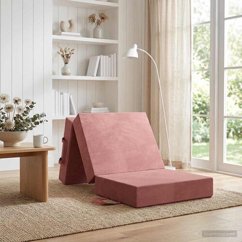 SOFA na razvlačenje 75 x 67 x 45 cm Ružičasta Cene