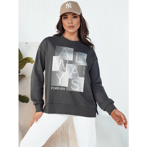 DStreet Bluza damska FEMMES grafitowa Slike