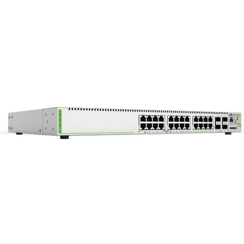 Allied Telesis ALLIED 24x 10/100/1000T POE+ ports &amp;amp; 4x combo ports 370W POE capacity Fixed one AC power supply EU Power Cord Slike