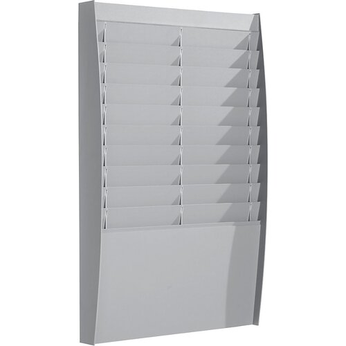 Paperflow Urejevalna tabla, 2 x 10 predelkov, VxŠxG 865 x 544 x 106 mm, svetlo siva Cene