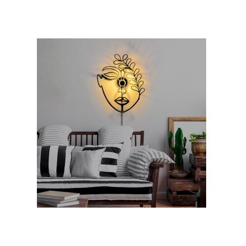 Opviq flower faced V2 black wall lamp Cene