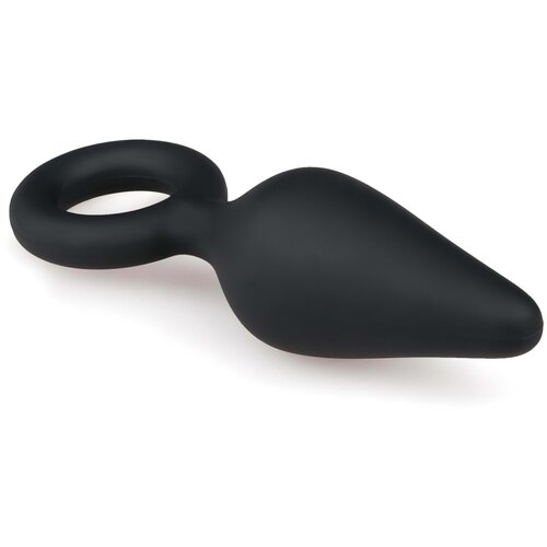EasyToys - Anal Collection Crni analni čep sa prstenom - mali Slike