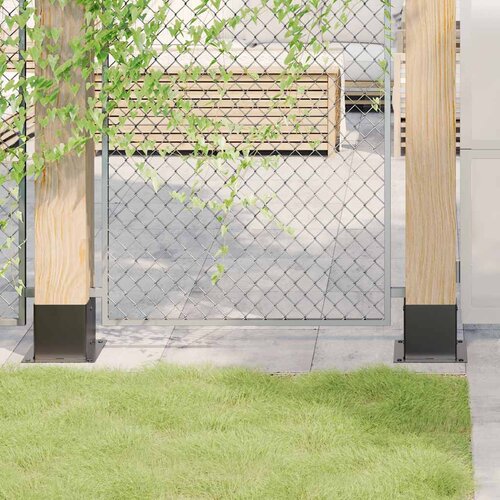 vidaXL Podstavki za stebre Kvadratni 4 kosi Antracit 141x141 mm Cene