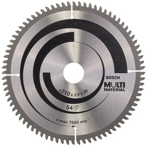 Bosch List za kružnu pilu Multi Material (Promjer: 210 mm, Provrt: 30 mm, 80 zubaca)