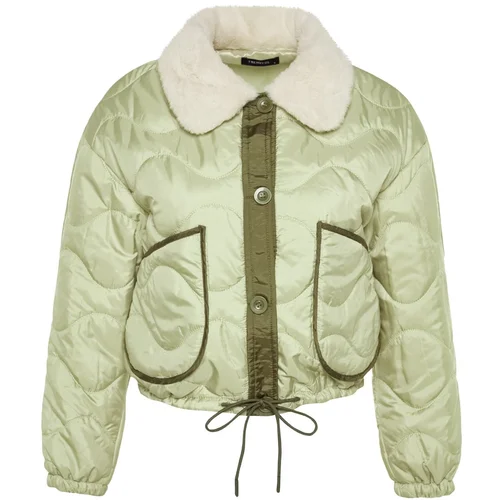 Trendyol Winter Jacket - Khaki - Puffer