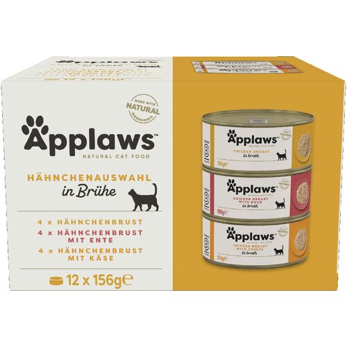  Poskusno mešano pakiranje Applaws 12 x 156 g - Piščanec v bujonu Cene