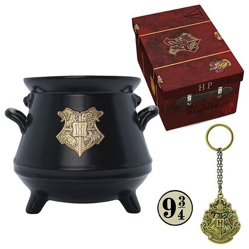 Abystyle Poklon set Harry Potter - &amp;Scaron;olja,Privezak, Bedž Slike