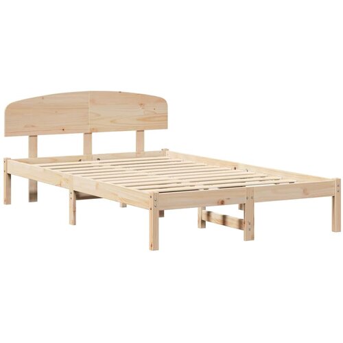  Krevetna konstrukcija Prirodna 120 x 200 cm Čvrsto borovo drvo Slike