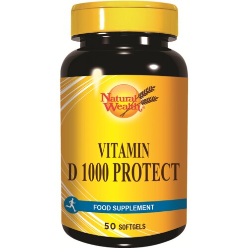 Natural Wealth vitamin d 1000 iu, 50 kapsula - podrška imunitetu i kostima Cene