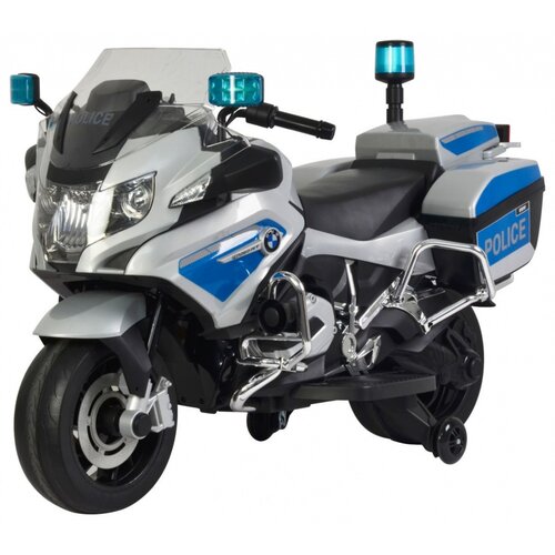  Licencirani motor na akumulator BMW Police – sivo/plavi Cene
