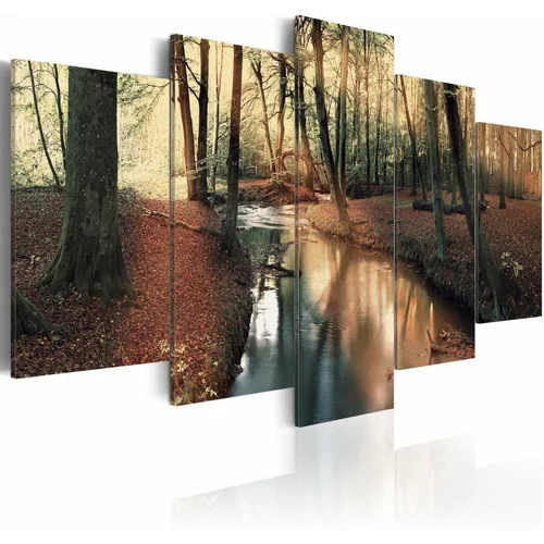  Slika - Brown autumn: forest 100x50