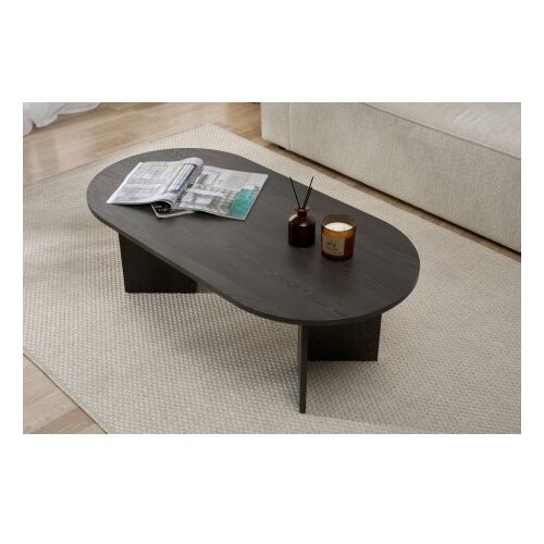Hanah home klub sto Sable, 119x40x60 cm, Crni Slike