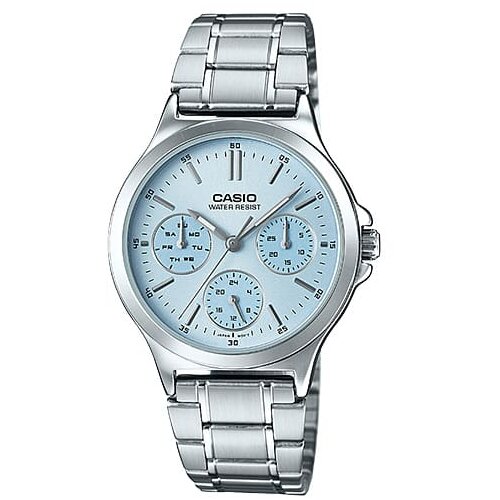 Casio Ženski sat LTP-V300D-2A srebrno-plavi Slike