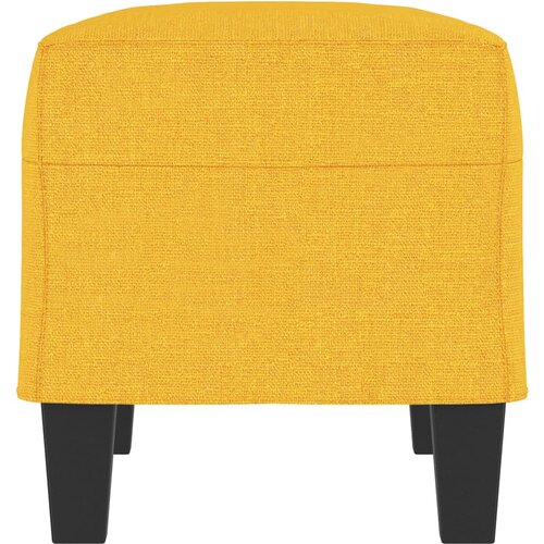  Klupa Svjetložuta 70 x 35 x 41 cm od tkanine Slike