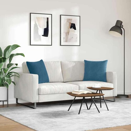 VidaXL jastučići za sofu 2 pcs plava 50 x 50 cm kordura tekstil Slike