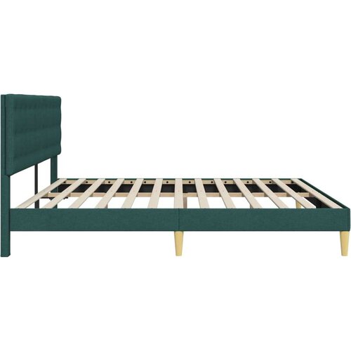  Okvir za krevet Tamnozelena 200 x 200 cm Tkanina - Tamnozelena 200 x 200 cm Slike