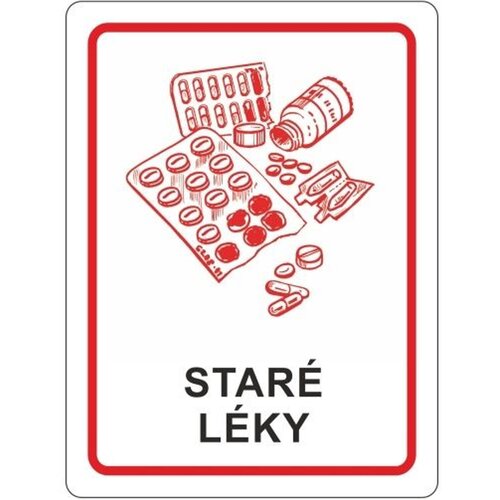 GSG24 Nalepka za posodico za stara ZDRAVILA 16x12cm, (21395018) Cene