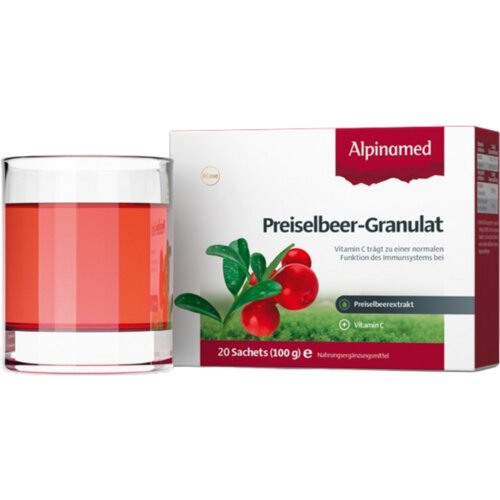 Alpinamed Brusnice - granule - 20 kos. Cene