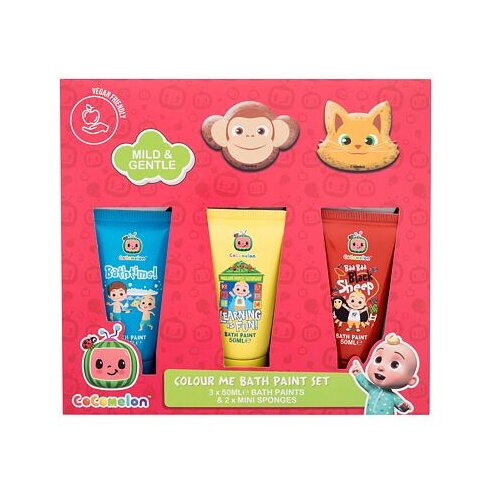 COCOMELON Colour Me Bath Paint Set kopalniški dodatek 50 ml za otroke Cene