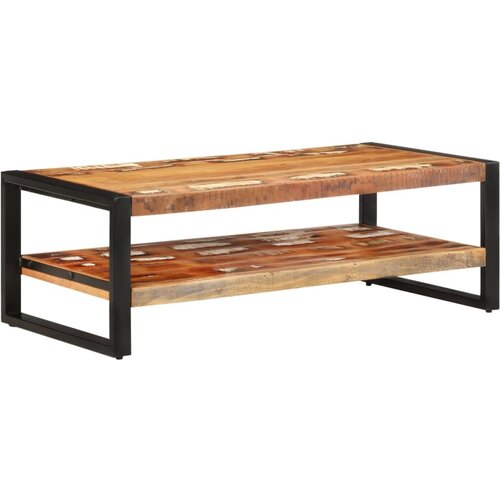  Stolić za kavu 120 x 60 x 40 cm od masivnog obnovljenog drva Slike