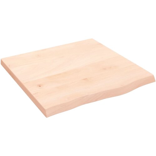 vidaXL Stenska polica 60x60x(2-4) cm neobdelana trdna hrastovina Cene