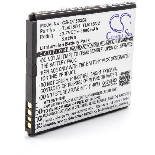 VHBW Baterija za Alcatel One Touch Pop D5, 1800 mAh Cene