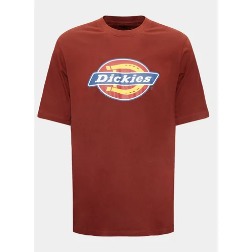 Dickies Majica Icon Logo DK0A4XC9 Bordo rdeča Regular Fit