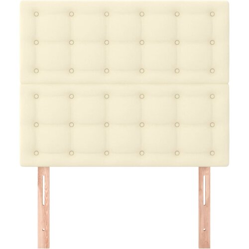  Uzglavlje krem 90x5x118/128 cm umjetna koža Slike