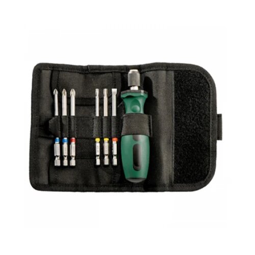 Metabo set bitova 7 kom sa odvijacem u roltorbici sp Cene