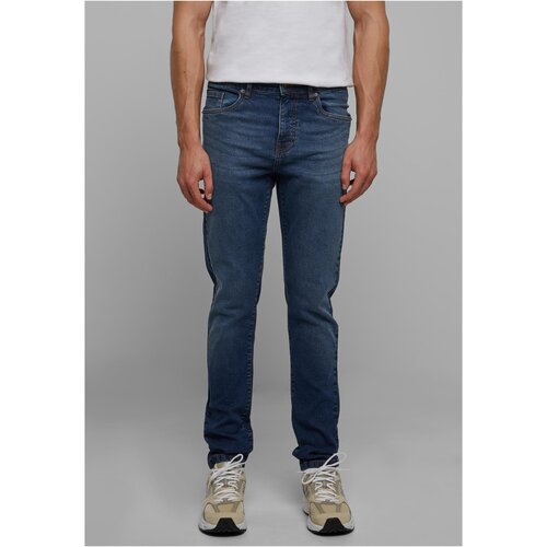 Urban Classics Men&amp;#039;s jeans Slim Tapered dark blue Slike