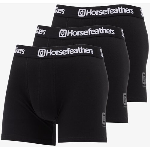 Horsefeathers Dynasty 3Pack Boxer Shorts Black Cene