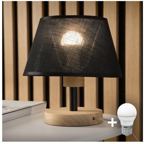  Brilagi - LED stona lampa ANTHONY 1xE14/40W/230V hrast/crna Cene