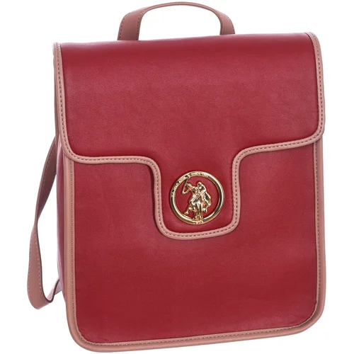 U.S. Polo Assn. Nahrbtniki BIUS55629WVP-BURGUNDY Rdeča