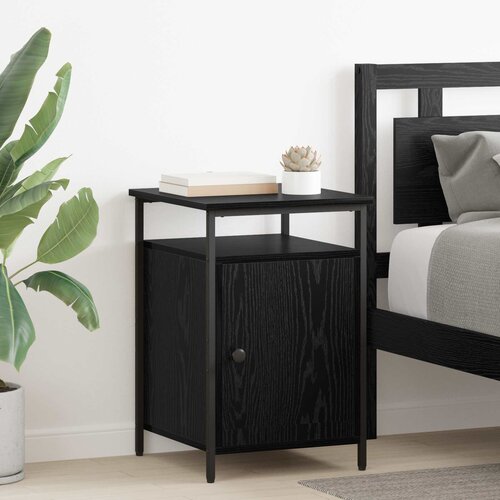  Noćni ormar 2 pcs Crni hrast 40 x 42 x 60cm Konstruirano drvo Cijene