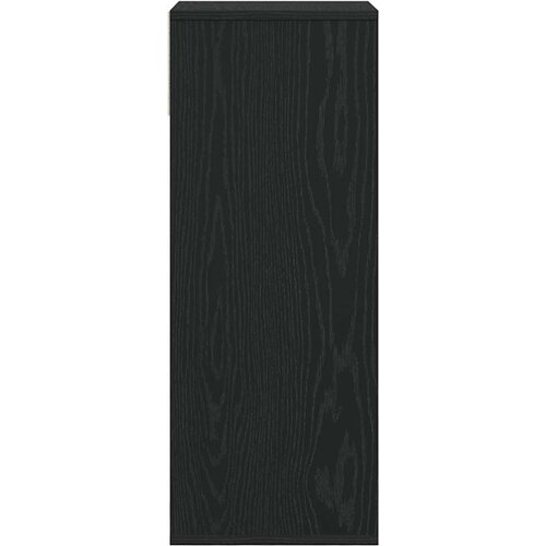  za knjige crni 34x31x80 cm od konstruiranog drva Slike