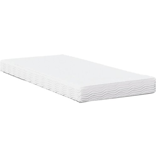  Dnevni krevet s madracem bijeli 100x200 cm puno drvo bor Slike