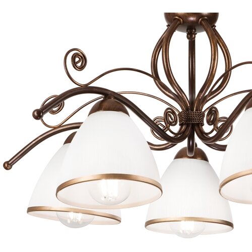  Brilagi - LED plafonski luster ANTICO 5xE27/60W/230V bronza patina Slike