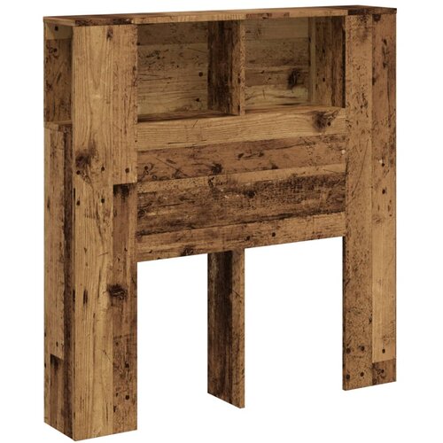 Maison Chic vzglavna omarica - nočna omarica - posteljna omarica starinski les 100x19x104,5 cm inženirski les, (21710426) Slike