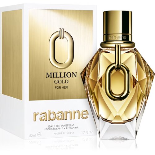 Rabanne Million Gold For Her parfemska voda punjiva za žene 50 ml Slike