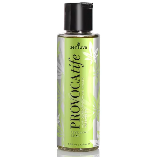 Sensuva Masažno ulje Provocatife - Cannabis Oil &amp; Pheromone, 125 ml