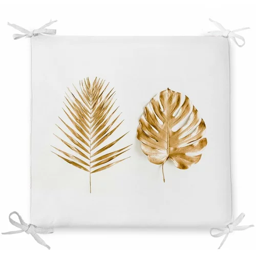 Minimalist Cushion Covers Pamučni jastuk za sjedalo Minimalističke navlake za jastuke Golden Leaves, 42 x 42 cm