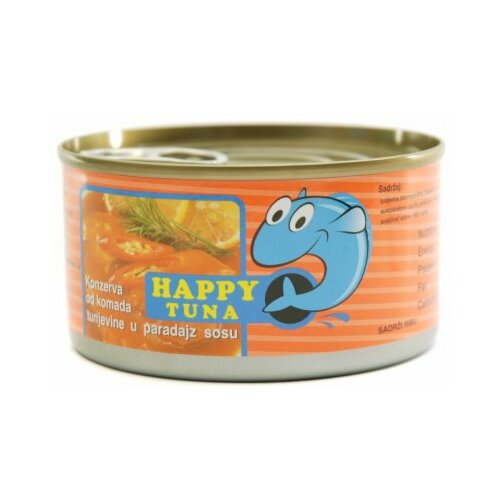 Happy tunjevina komadi u paradajz sosu 170g limenka Slike