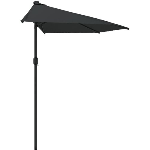  suncobran crni 300 x 155 x 223 cm polukružni Slike