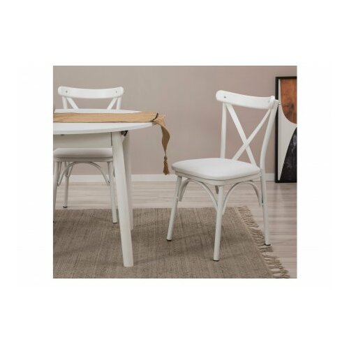 HANAH HOME trpezarijski sto i stolice oliver - white Slike