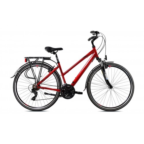 Capriolo Bicikl Roadster lady bordo crvena 19in Cene